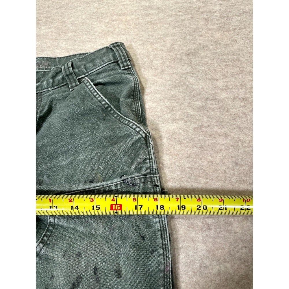 Carhartt Relaxed Fit Carpenter Pants Mens 30x30 Gray Straight Leg Distressed - Picture 12 of 16
